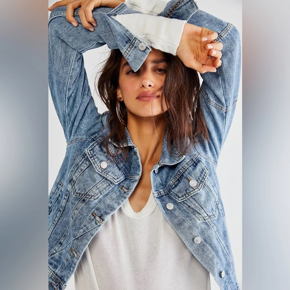 ❤️Free People Rumors Denim Jacket - Picture 4 of 6